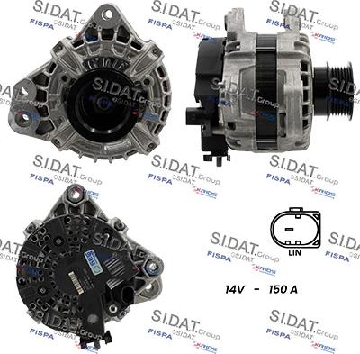 Sidat A12BH1352 - Alternatore www.autoricambit.com