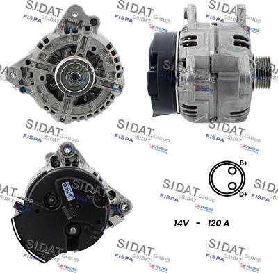 Sidat A12BH1362 - Alternatore www.autoricambit.com