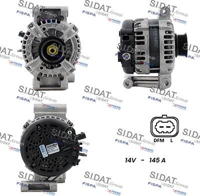 Sidat A12BH1301 - Alternatore www.autoricambit.com