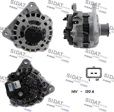 Sidat A12BH1311 - Alternatore www.autoricambit.com