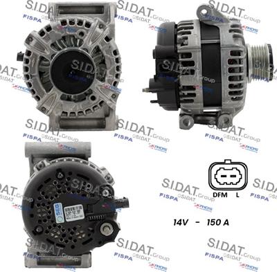 Sidat A12BH1371 - Alternatore www.autoricambit.com