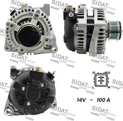 Sidat A12DE0495A2 - Alternatore www.autoricambit.com