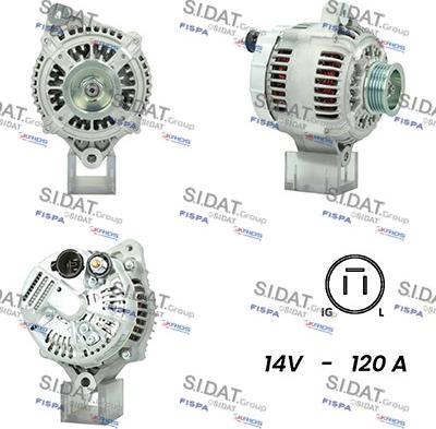 Sidat A12DE0445A2 - Alternatore www.autoricambit.com