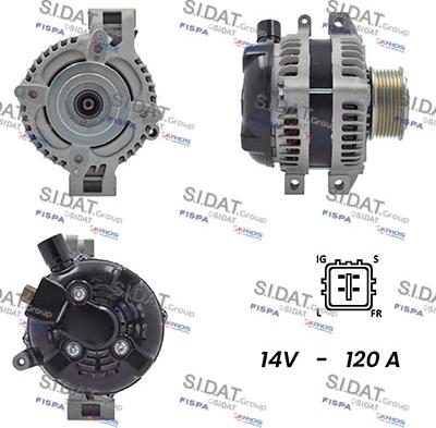 Sidat A12DE0454A2 - Alternatore www.autoricambit.com