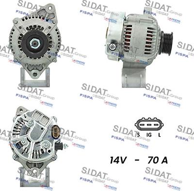 Sidat A12DE0485A2 - Alternatore www.autoricambit.com