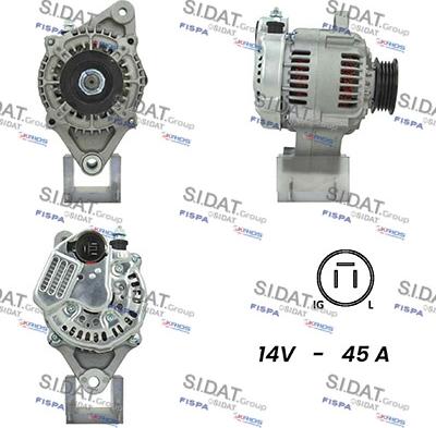 Sidat A12DE0482A2 - Alternatore www.autoricambit.com