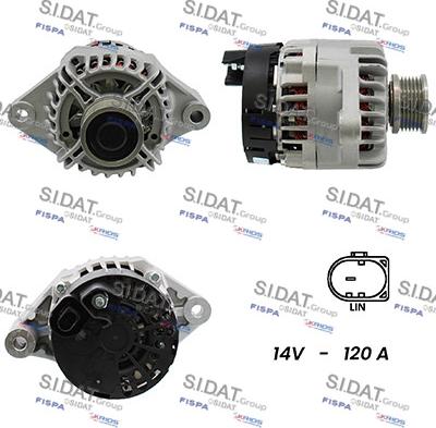 Sidat A12DE0620A2 - Alternatore www.autoricambit.com