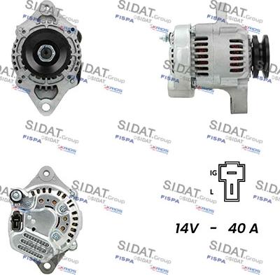 Sidat A12DE0066A2 - Alternatore www.autoricambit.com