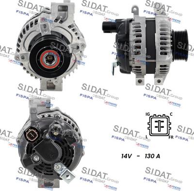 Sidat A12DE0067 - Alternatore www.autoricambit.com