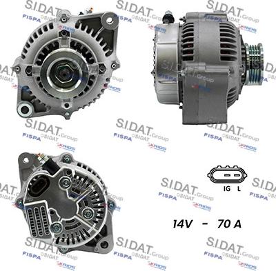 Sidat A12DE0071A2 - Alternatore www.autoricambit.com