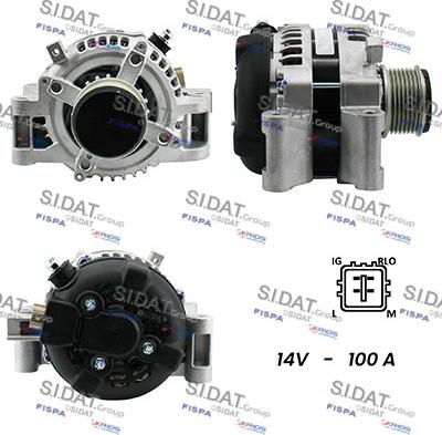 Sidat A12DE0072A2 - Alternatore www.autoricambit.com