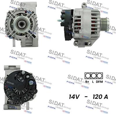 Sidat A12DE0161A2 - Alternatore www.autoricambit.com