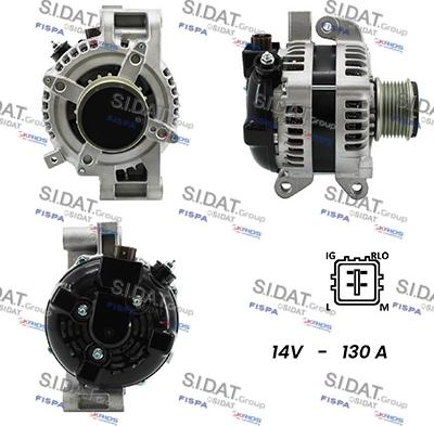 Sidat A12DE0119A2 - Alternatore www.autoricambit.com