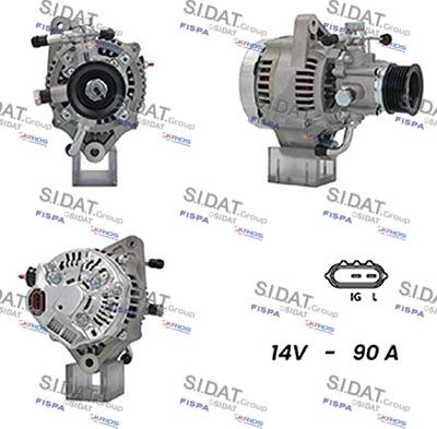 Sidat A12DE0897A2 - Alternatore www.autoricambit.com