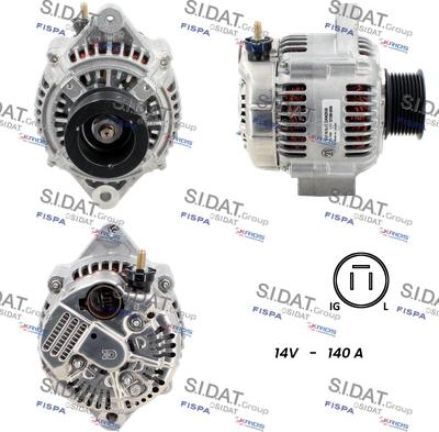 Sidat A12DE0312 - Alternatore www.autoricambit.com