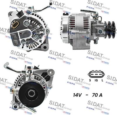 Sidat A12DE0331A2 - Alternatore www.autoricambit.com