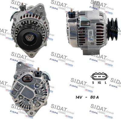 Sidat A12DE0375 - Alternatore www.autoricambit.com