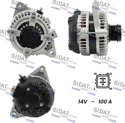 Sidat A12DE0376A2 - Alternatore www.autoricambit.com