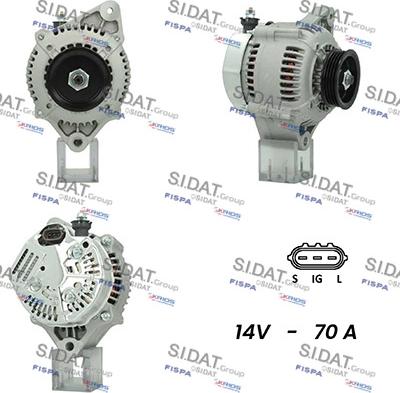 Sidat A12DE0372A2 - Alternatore www.autoricambit.com