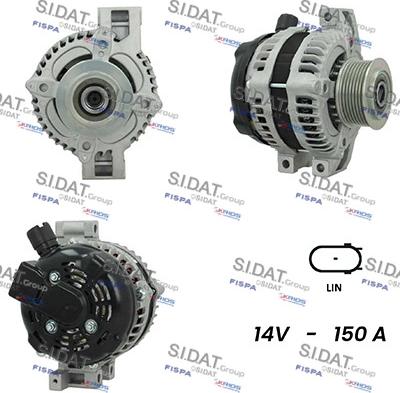 Sidat A12DE0212A2 - Alternatore www.autoricambit.com