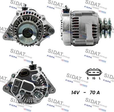 Sidat A12DE0234A2 - Alternatore www.autoricambit.com