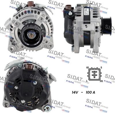 Sidat A12DE0236 - Alternatore www.autoricambit.com