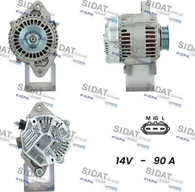 Sidat A12DE0719A2 - Alternatore www.autoricambit.com