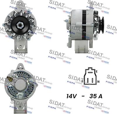 Sidat A12DE0714A2 - Alternatore www.autoricambit.com