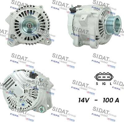 Sidat A12DE0720A2 - Alternatore www.autoricambit.com