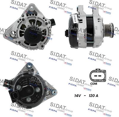 Sidat A12DE1402A2 - Alternatore www.autoricambit.com