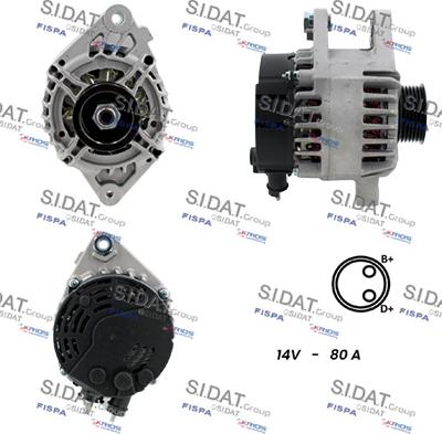 Sidat A12DE1140A2 - Alternatore www.autoricambit.com