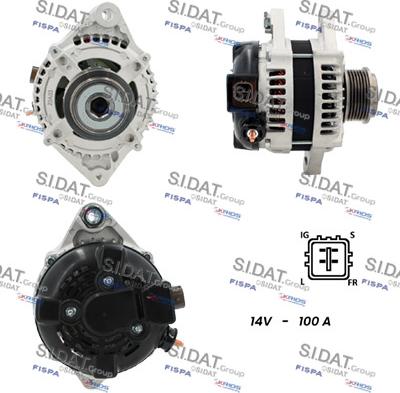 Sidat A12DE1213A2 - Alternatore www.autoricambit.com