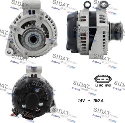 Sidat A12DE1212A2 - Alternatore www.autoricambit.com