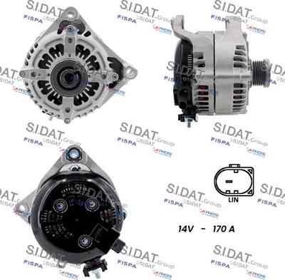 Sidat A12DE1238A2 - Alternatore www.autoricambit.com