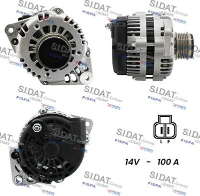 Sidat A12DR0162A2 - Alternatore www.autoricambit.com