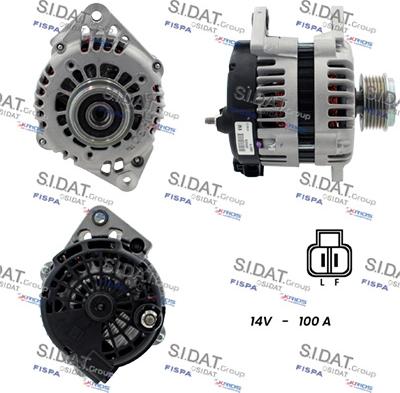 Sidat A12DR0162 - Alternatore www.autoricambit.com