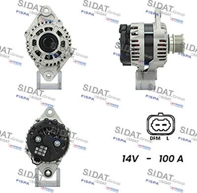 Sidat A12DR0352A2 - Alternatore www.autoricambit.com