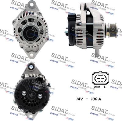 Sidat A12DR0352 - Alternatore www.autoricambit.com