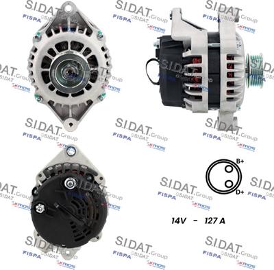 Sidat A12DR1134A2 - Alternatore www.autoricambit.com