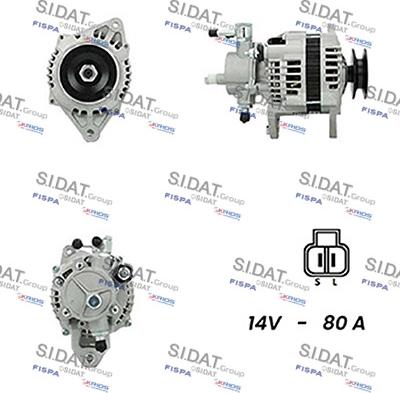 Sidat A12HT0648A2 - Alternatore www.autoricambit.com