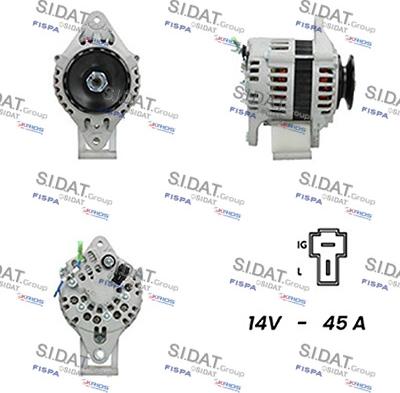 Sidat A12HT0117A2 - Alternatore www.autoricambit.com