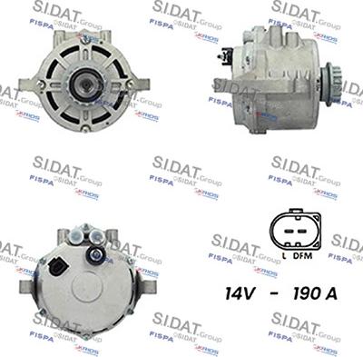 Sidat A12HT0830A2 - Alternatore www.autoricambit.com