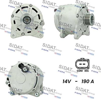 Sidat A12HT0831A2 - Alternatore www.autoricambit.com