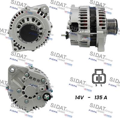 Sidat A12HT0289A2 - Alternatore www.autoricambit.com