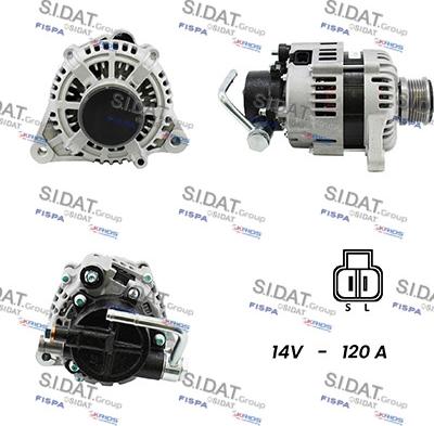 Sidat A12HY0045A2 - Alternatore www.autoricambit.com