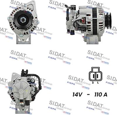 Sidat A12HY0167A2 - Alternatore www.autoricambit.com