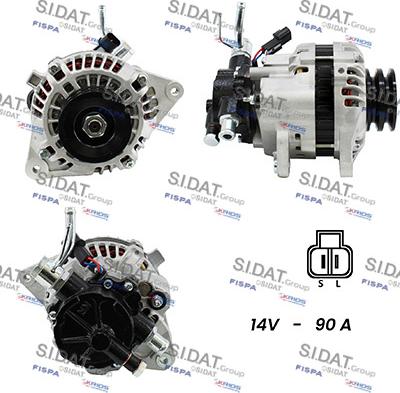 Sidat A12HY0114A2 - Alternatore www.autoricambit.com