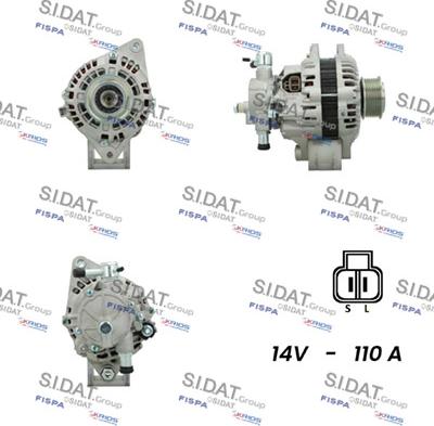 Sidat A12HY0128 - Alternatore www.autoricambit.com