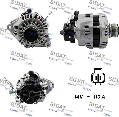 Sidat A12HY0127A2 - Alternatore www.autoricambit.com