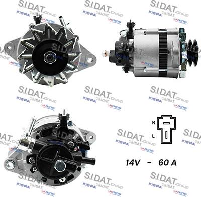 Sidat A12HY0332A2 - Alternatore www.autoricambit.com